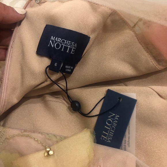 Marchesa notte dress sz4 - Picture 7 of 8